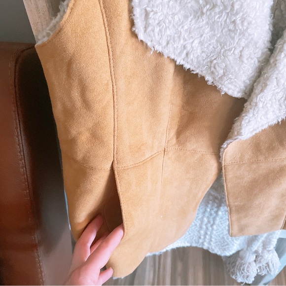 Talbots Faux Fur Vest Size XL - Picture 4 of 10